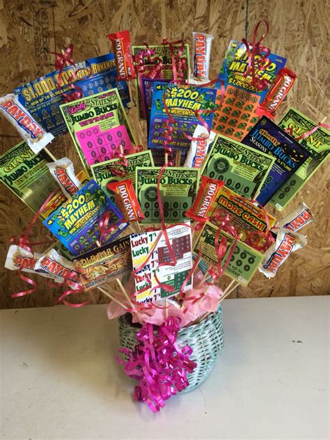 how to make a lottery ticket gift basket